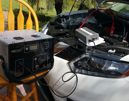 Humless L-1500 Connected To Car