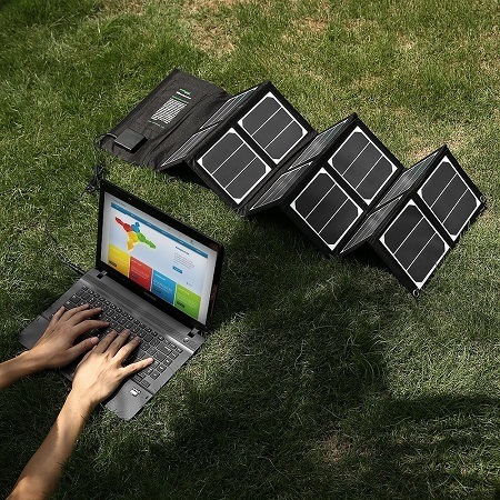 Laptop Charging With Solar Panel Charger