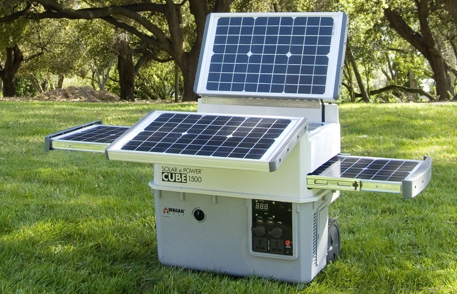 Wagan EL2546 Solar e Cube Portable Generator