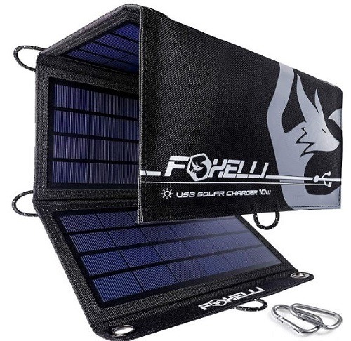 Foxelli Dual USB Solar Charger