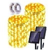 2-Pack Solar String Lights Outdoor, 400 LED Total&150 Ft Ultra Long Starbright Solar Light