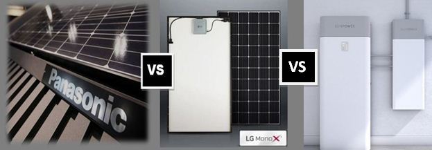 panasonic vs lg solar panels