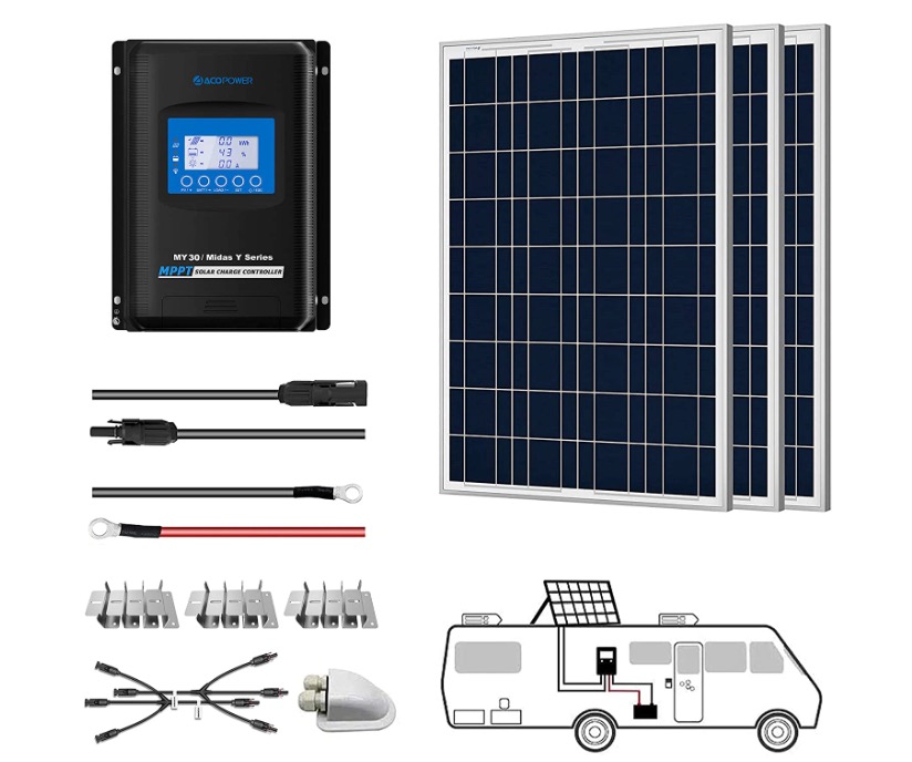 ACOPOWER 300W Solar Kit